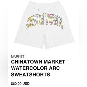 Chinatown Market Unisex Sweatshorts (M) Nwt